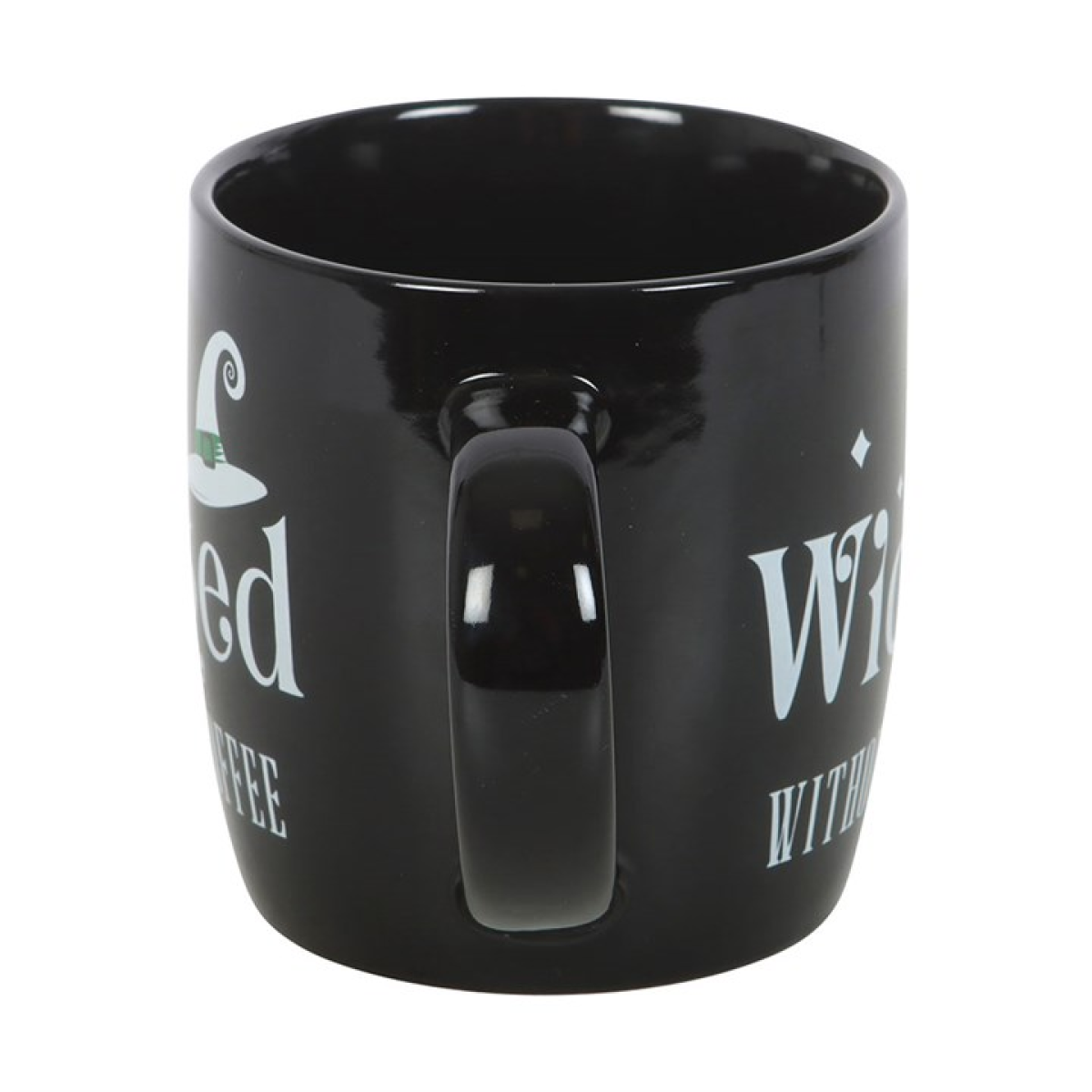 Wicked Without Coffee Mug – Witch Hat Design Gothic Coffee Cup