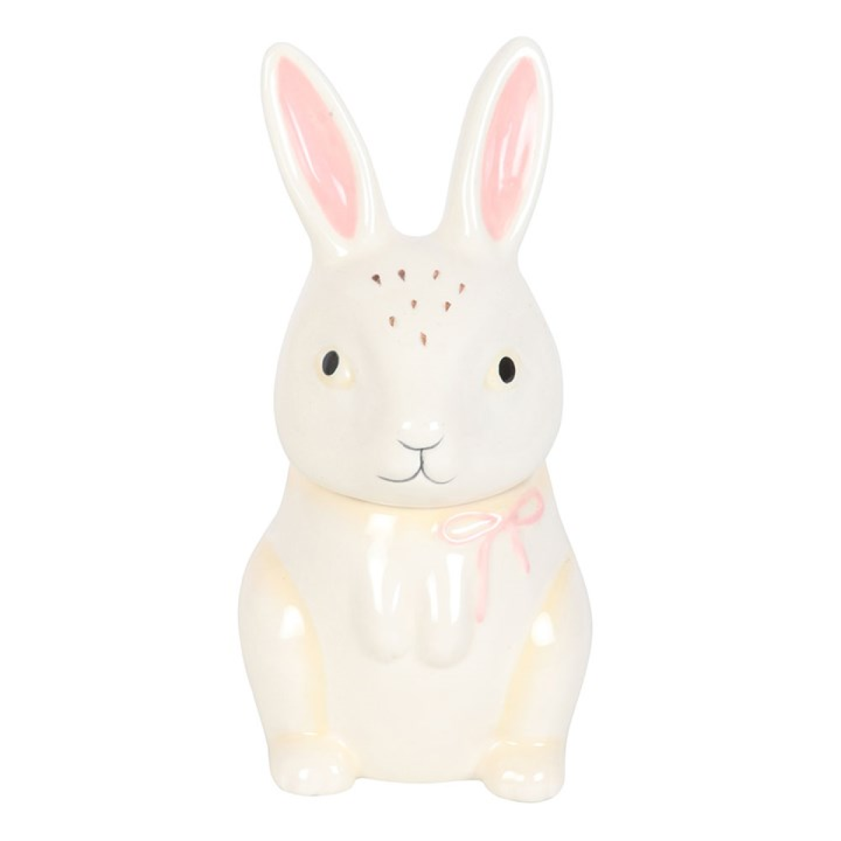Bunny shaped ceramic oil burner for fragrance oils. Perfect for spring décor, meditation, altars, and adding whimsical charm to any room.