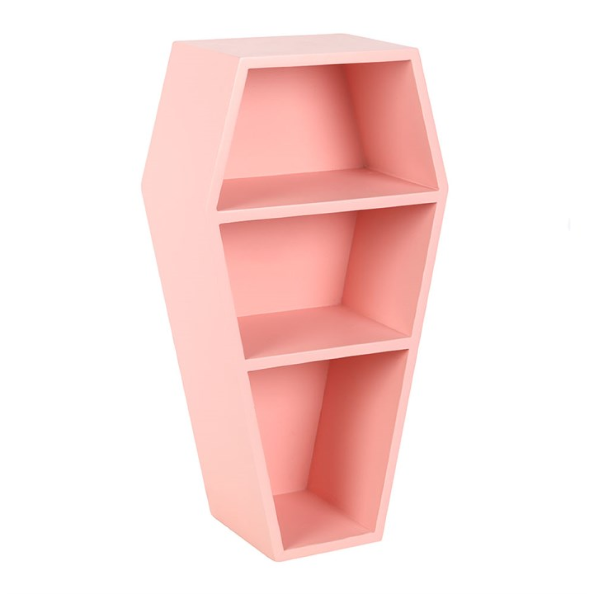 Pink Coffin Shelf – Gothic Display Shelf for Treasures
