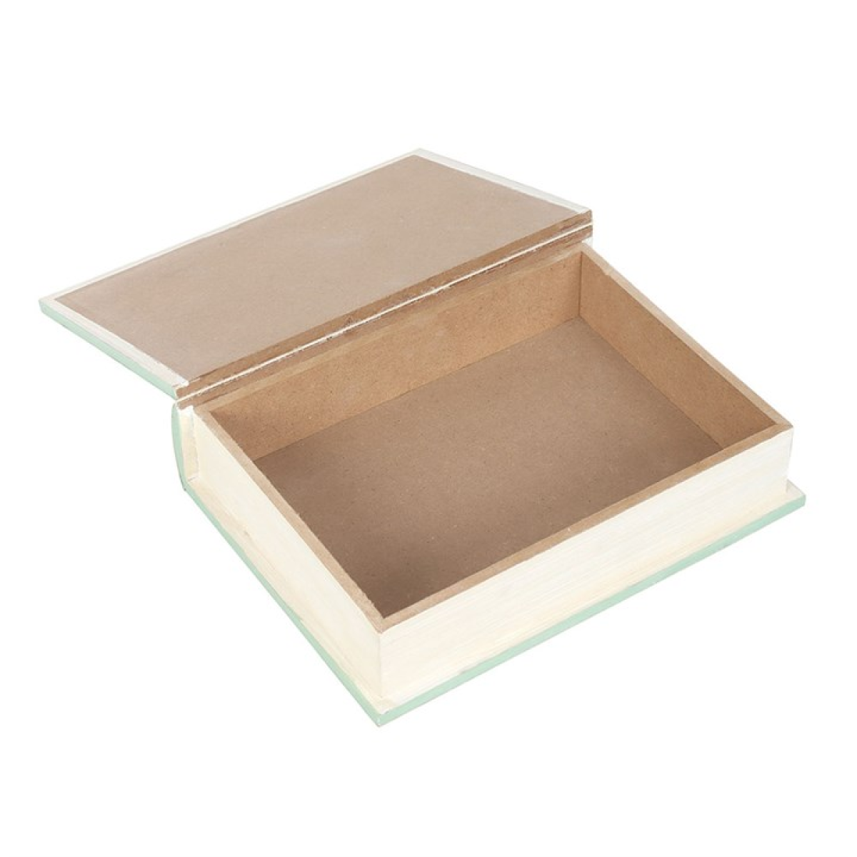 Green Book Shaped Storage Box – Vintage Hardback Style Decor
