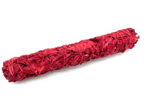 Cleanse your space and elevate rituals with our Dragon's Blood Sage Smudge Stick, measuring 22.5 cm. This potent blend of white sage infused with Dragon's Blood resin is a favourite for protection, banishing negativity, and boosting magical energy. Ideal for energy workers, spellwork, or home cleansing, it brings deep grounding and spiritual power. Sustainably sourced and handcrafted for your sacred space.