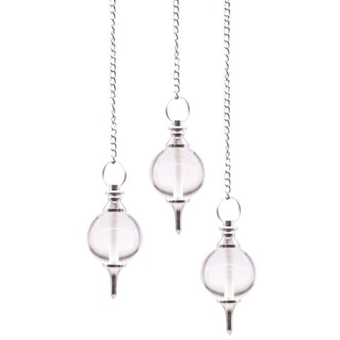 From the sacred earth, behold the Sphere Pendulum of Rock Quartz — a mystical tool crafted by nature and guided by spirit. Each pendulum carries a chain of 170mm, adorned with a gemstone bead, ready to serve as your divining companion. As a conduit between worlds, Rock Quartz amplifies your energy, clarifies intuition, and harmonizes your spirit’s path. Harness its powerful vibration to cleanse your aura, enhance meditation, and unlock ancient wisdom. Embrace the subtle variations of these hand-formed stone