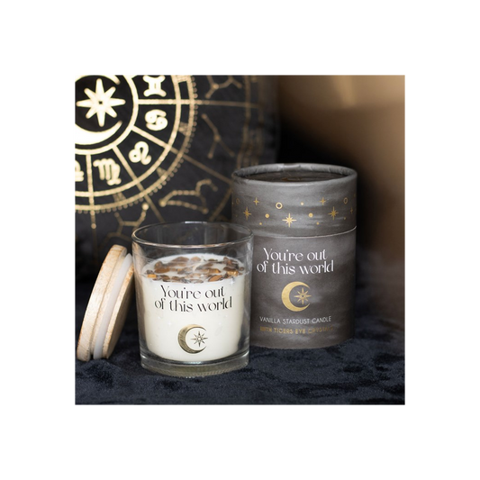 Vanilla Stardust Crystal Chip Candle