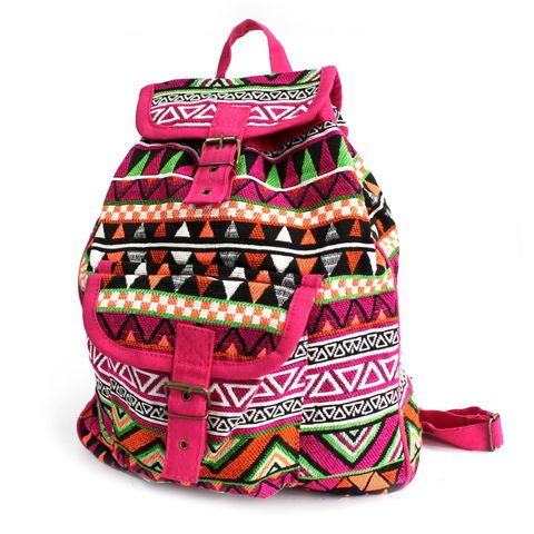 Crafted from enchanting ethnic jacquard fabric, this pink backpack is a charm for wanderers who radiate effortless style wherever they roam. Whether conjuring spells at university, weaving magic in the office, or basking under Goa’s sun, this bag blends quality and practicality with a bewitching price. Designed for journeys long and short, it features a cotton lining, secure zippers, and secret pockets—each detail thoughtfully woven to accompany your mystical adventures.