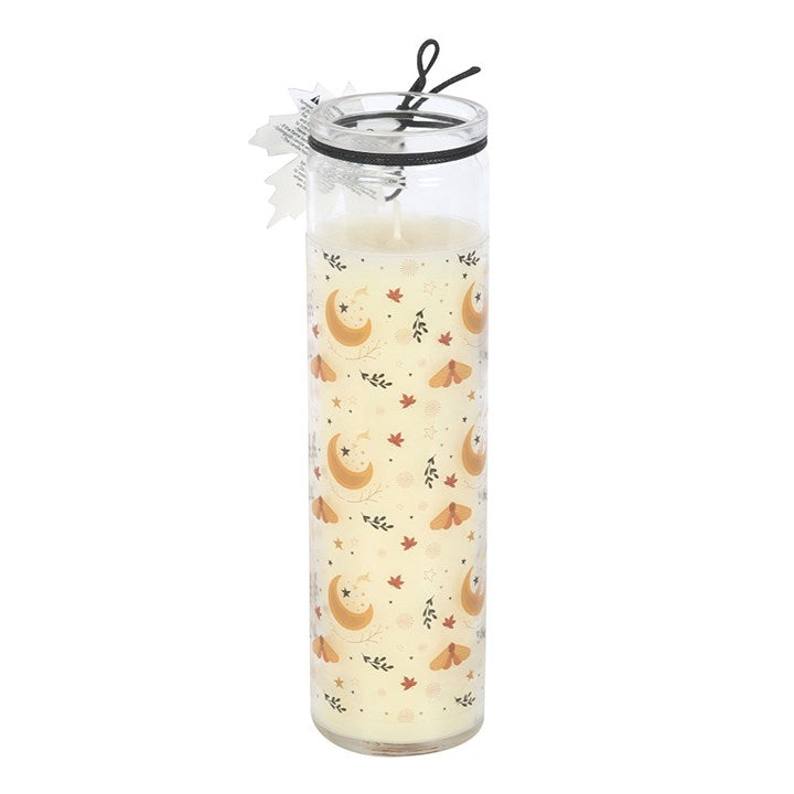 Autumn Magic Pumpkin Spice Tube Candle – Harvest Moon Ritual Candle