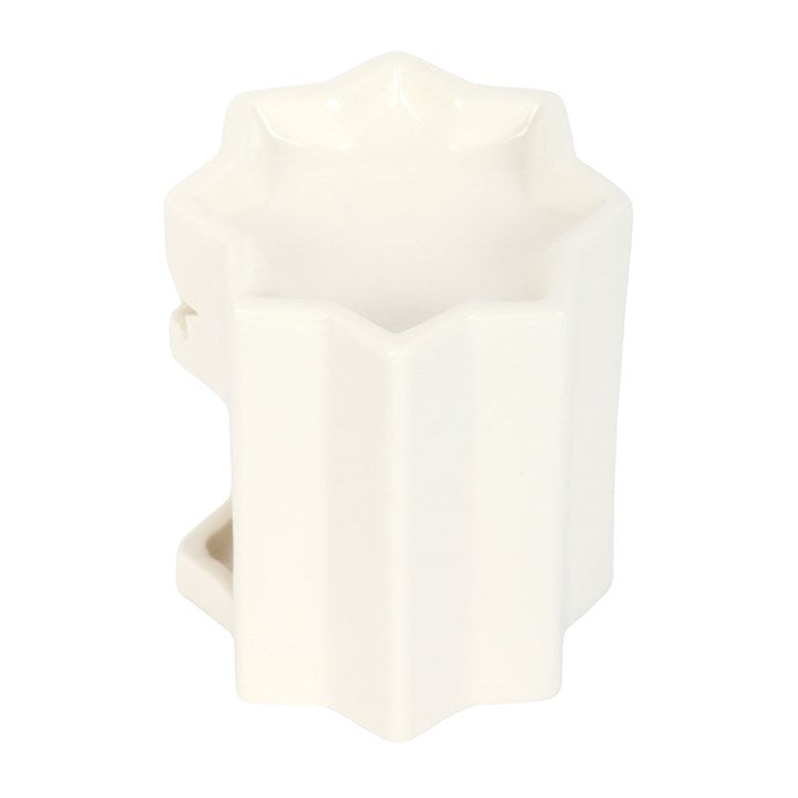 White Star Oil Burner – Celestial Aromatherapy Decor