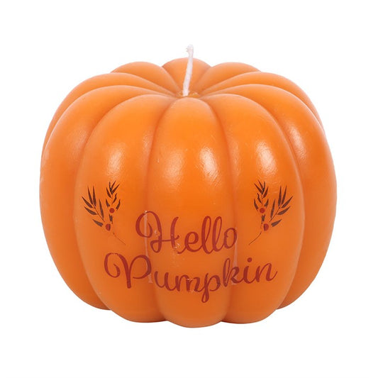 Embrace the cozy spirit of autumn with this enchanting pumpkin-shaped candle, untouched by scent but rich in seasonal charm. Adorned with the phrase "Hello Pumpkin," it weaves a warm, inviting glow perfect for your sacred space or autumnal rituals. Ideal for celebrating the season or gifting to those who cherish the magic of fall. Beware, the candle may shed wax—always place it on a stable, heatproof altar like glass, metal, or ceramic. Keep its flame burning no longer than an hour to maintain its mystical 