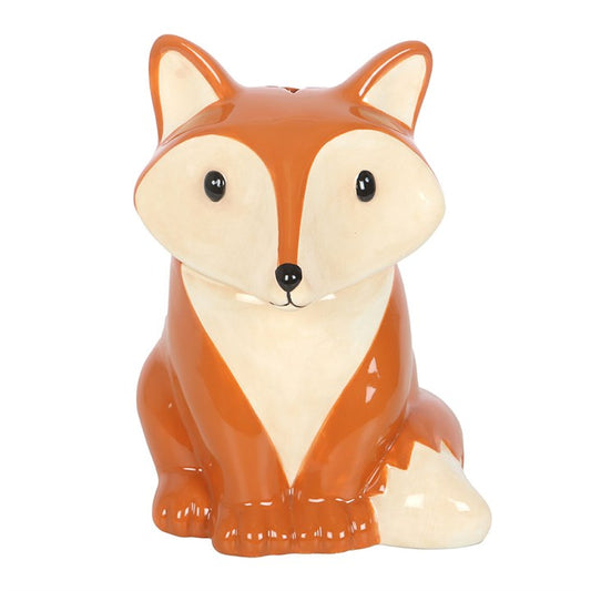 Add a touch of woodland whimsy to your home with this delightful fox-shaped oil burner and wax warmer. Simply remove the lid, place a tealight inside and add your favourite wax melts or diluted fragrance oil to allow the scent fill your space. Ideal for lovers of cute woodland creatures and cosy home enthusiasts. Always remove the lid whilst in use.