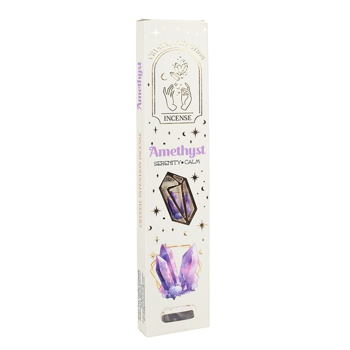 12 Packs of Native Soul Crystal Intentions Incense with Amethyst Chips