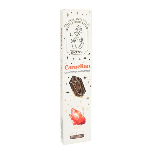 12 Packs of Native Soul Crystal Intentions Incense with Carnelian Chips