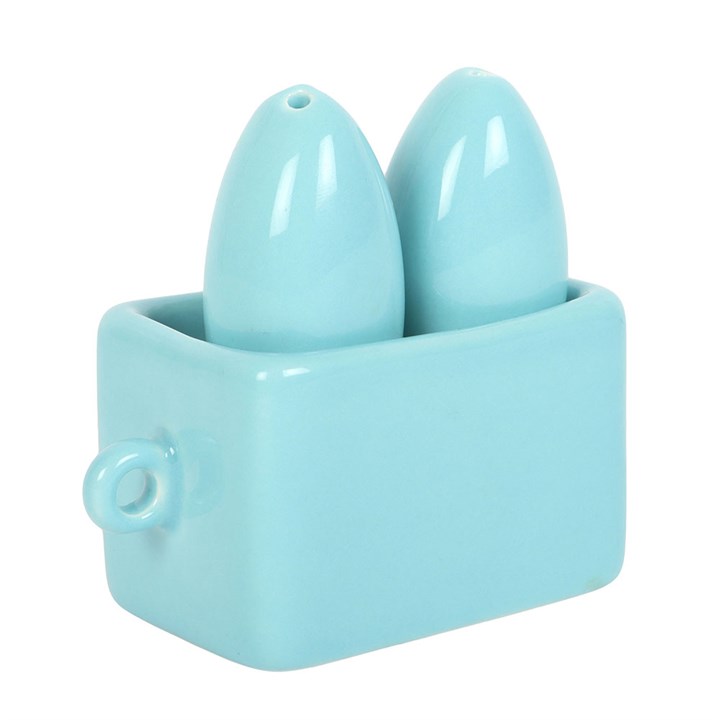 Sardine Salt and Pepper Shakers – Ceramic Coastal Kitchen Set