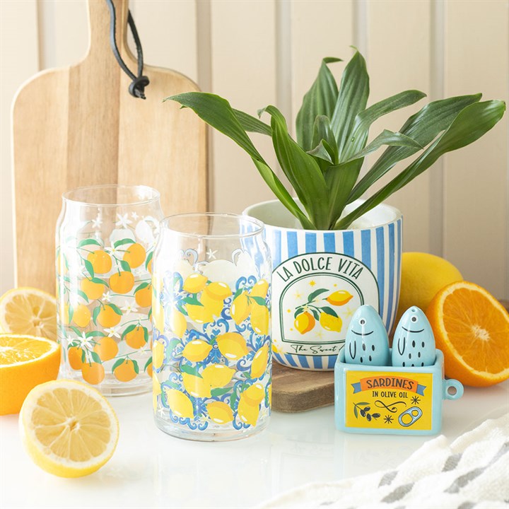 Sardine Salt and Pepper Shakers – Ceramic Coastal Kitchen Set