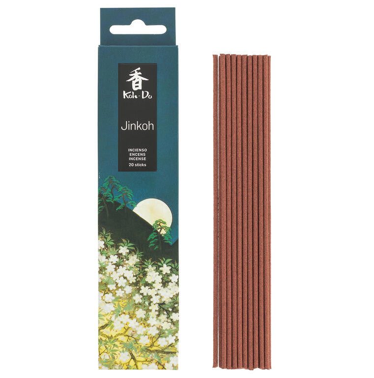 Enter a refined world of scent and stillness with Koh-Do Jinkoh Agarwood Incense by Nippon Kodo, inspired by the traditional Japanese art of incense appreciation. This premium blend centres around rich agarwood (aloeswood), layered with warming notes of cinnamon and clove, softened by gentle vanilla and delicate Bulgarian rose.

Each stick releases a low-smoke, balanced fragrance that is both uplifting and grounding, making it ideal for meditation, focus, creative work, or quiet reflection. The scent unfold