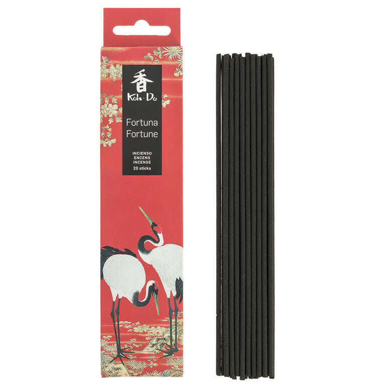 Invite balance, clarity, and quiet prosperity into your space with Koh-Do Fortune Incense by Nippon Kodo, a refined Japanese blend designed to uplift while grounding the senses. This elegant fragrance combines chrysanthemum with fresh bergamot and geranium, layered over earthy oak moss and a warm oriental base that adds depth and richness.

The result is a smooth, balanced aroma that feels both calming and gently energising—ideal for meditation, daily rituals, or creating a mindful atmosphere at home. As a 