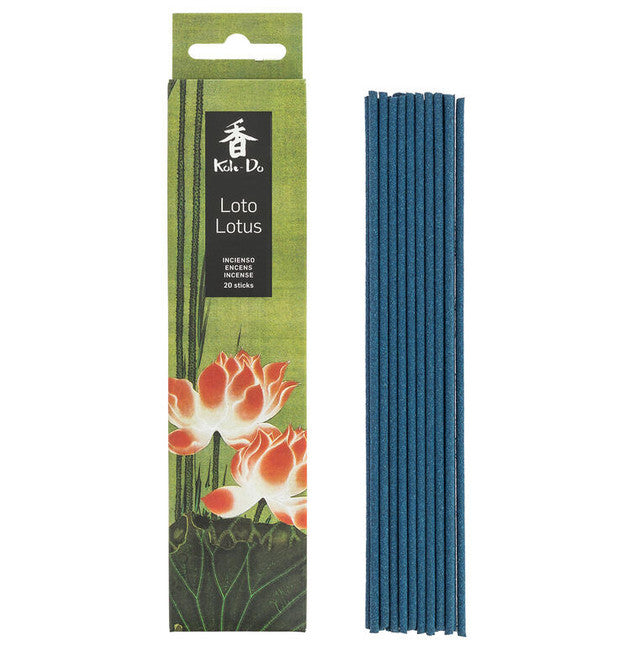 Drift into a state of calm and quiet clarity with Koh-Do Lotus Incense by Nippon Kodo, a refined Japanese fragrance inspired by purity, renewal, and spiritual awakening. This elegant blend weaves together delicate aquatic lotus with soft lily of the valley and cyclamen, resting on a smooth base of sandalwood and gentle musk.

The result is a light, floral aroma that feels fresh, balanced, and soothing—perfect for meditation, relaxation, or creating a peaceful atmosphere within your space. As a low-smoke inc