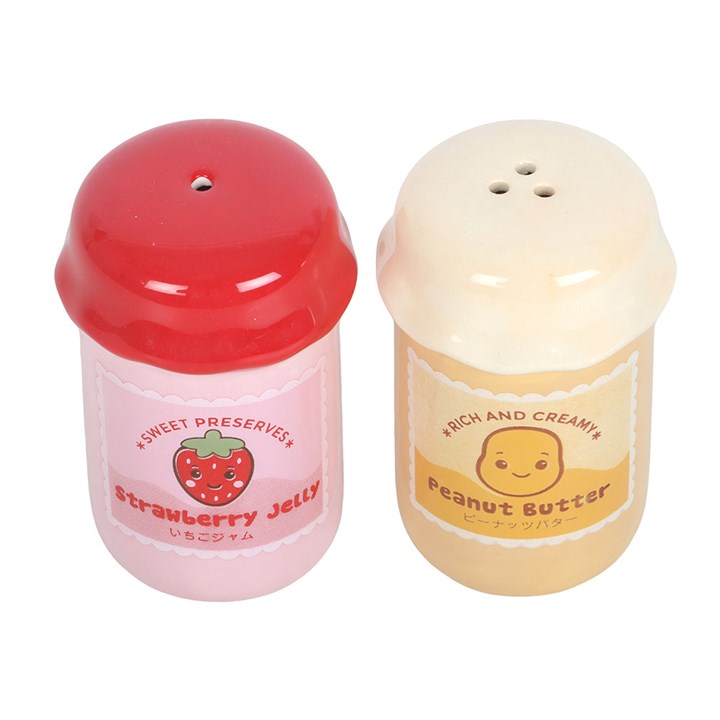Peanut Butter & Jelly Salt and Pepper Shakers – Kawaii Set