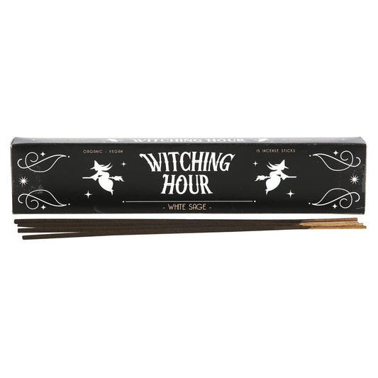 Witching Hour Frankincense Incense Sticks | Vegan & Organic - 15 Pack

Experience mystical calm with Witching Hour Frankincense incense sticks. Hand-rolled, vegan, and organic. 15 per pack. Perfect for rituals and meditation.