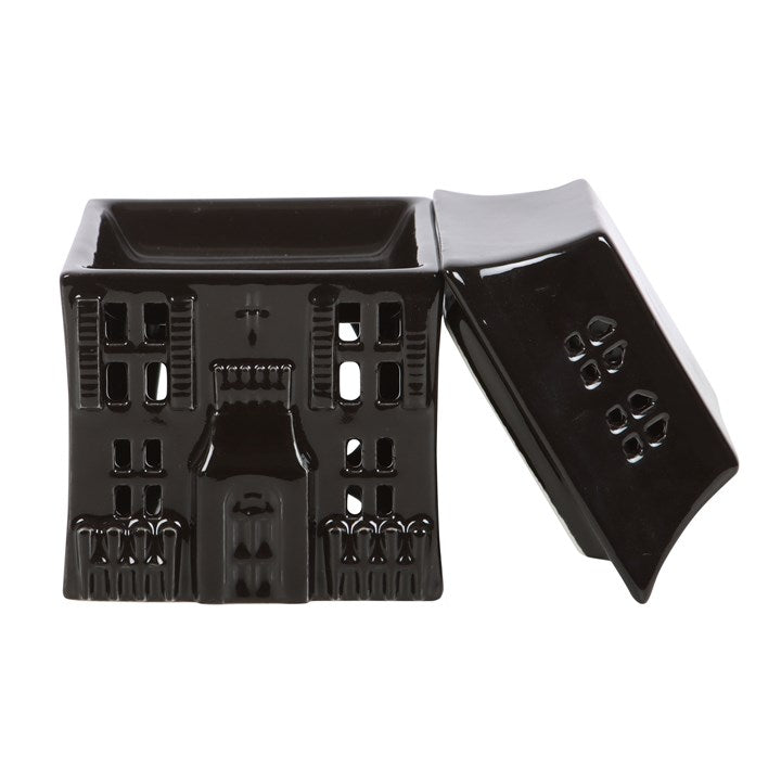 Haunted House Oil Burner – Gothic Halloween & Aromatherapy Decor