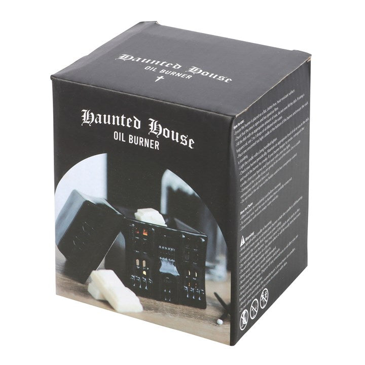Haunted House Oil Burner – Gothic Halloween & Aromatherapy Decor