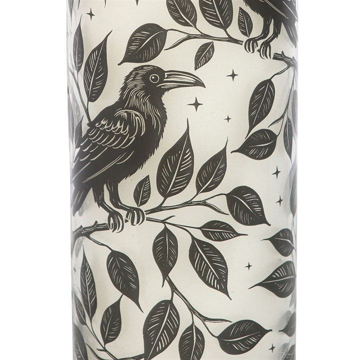 Mystic Raven Deadly Nightshade Tube Candle – Gothic Ritual Decor
