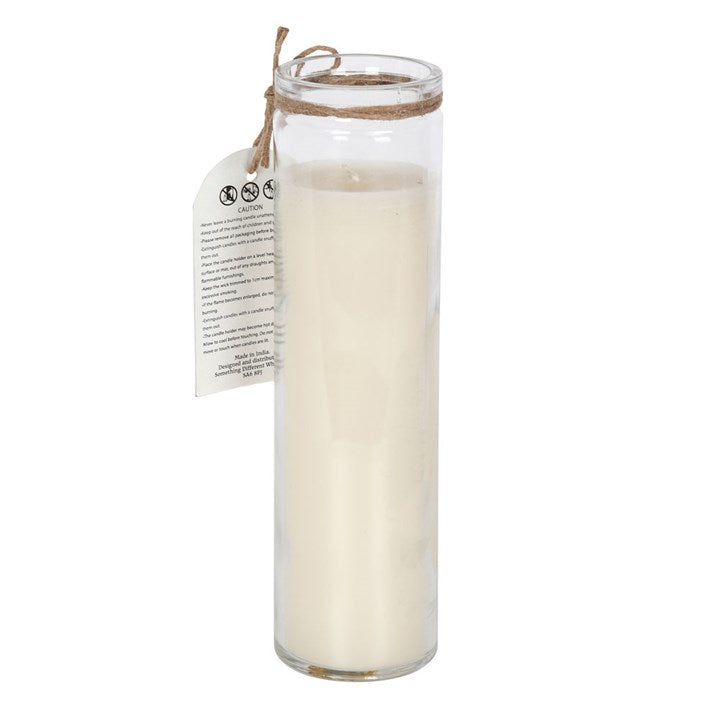Moon Phase Coconut Tube Candle – Ritual Manifestation Prayer Candle