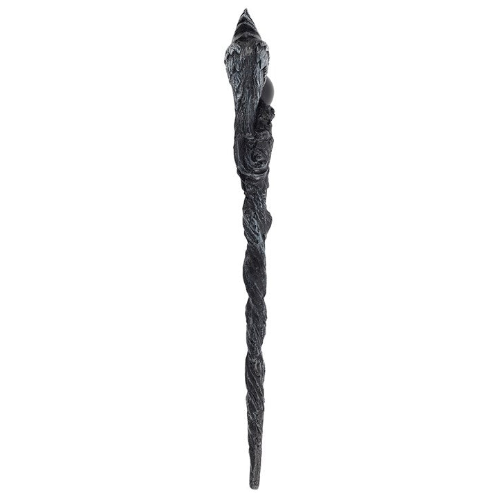 Dark Raven Wand – Gothic Witchcraft Ritual Magic Wand
