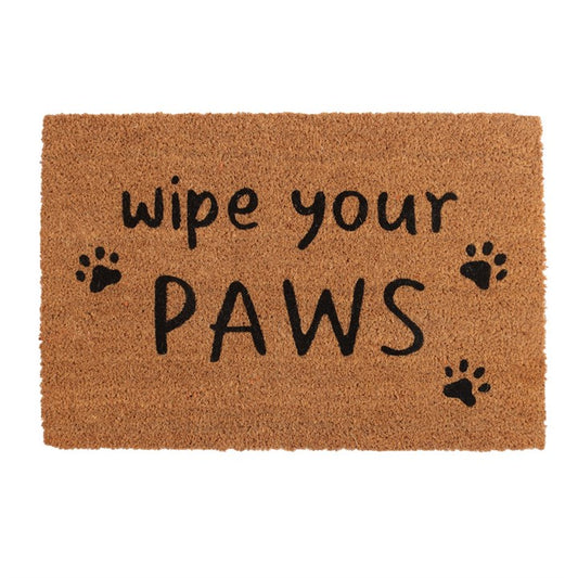 Wipe Your Paws Doormat – Natural Coir Welcome Mat