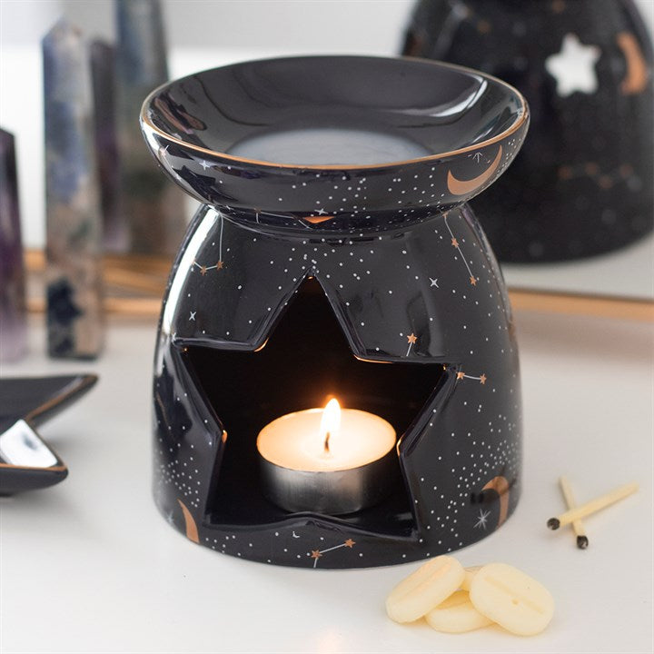 Purple Constellation Oil Burner – Celestial Aromatherapy Decor