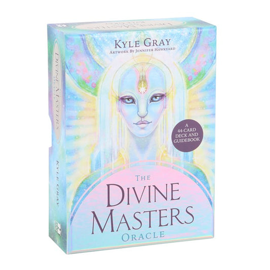 Step into the realm of ancient wisdom with The Divine Masters Oracle Cards by Kyle Gray and Jennifer Hawkyard. This enchanting 44-card deck, accompanied by a detailed guidebook, invites you to commune with divine beings who have walked the path of love, healing, and transformation.

Each card carries luminous illustrations of spiritual masters such as Mary Magdalene, Buddha, and Gaia, whose energies transcend time and space. Witches, mystics, and seekers have long believed that such guides act as a bridge b