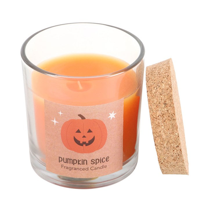 Peekaboo Pumpkin Spice Candle – Jack-o’-Lantern Halloween Candle