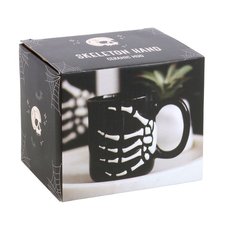 Skeleton Hand Mug – Gothic Coffee Cup for the Undead at Heart