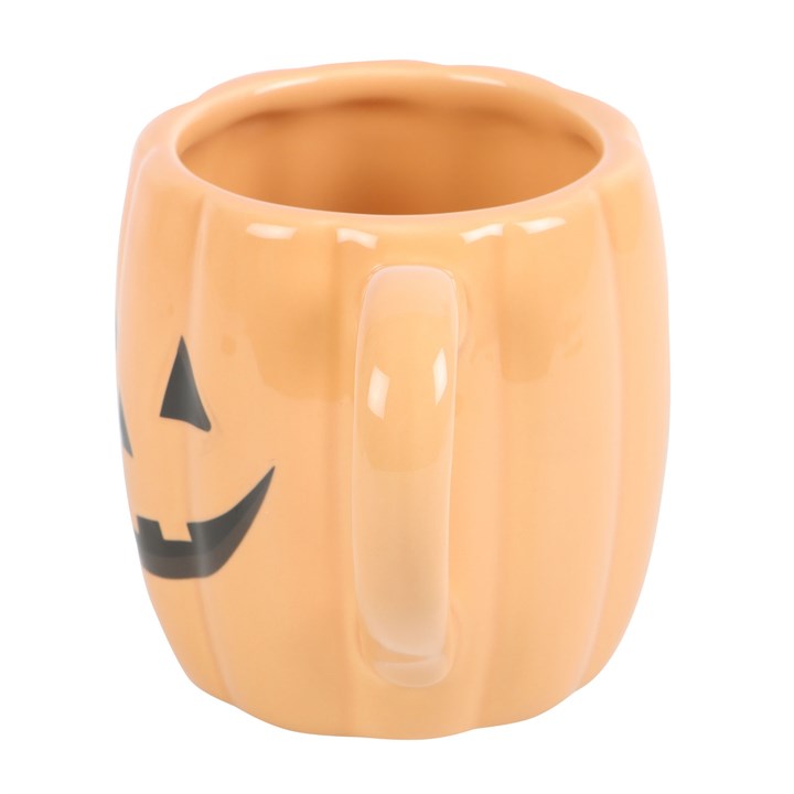 Jack-o'-Lantern Pumpkin Shaped Mug – Halloween Witchcraft Drinkware