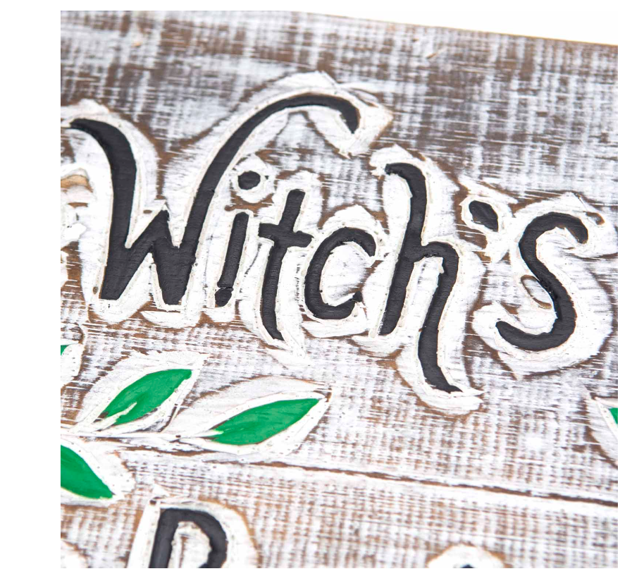 Invite enchantment into your space with our rustic wooden plaque – “The Witch’s Garden. Magic Begins Here.” Handcrafted magic for home & garden.