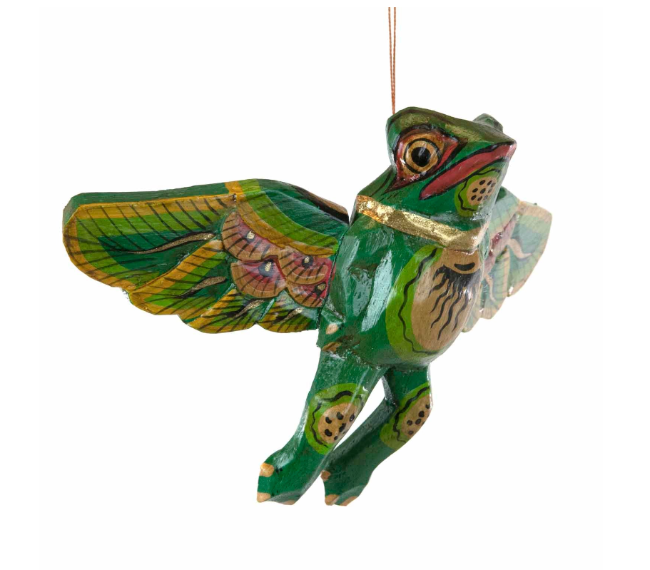Flying Frog Spirit Guardian – Balinese Hanging for Blessings

Invite luck and protection with a Flying Frog Spirit Guardian. Balinese mobile symbolises rain, fertility, and prosperity. A sacred charm for your space.