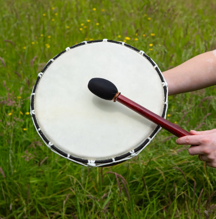 Medium Shamanic Drum – 30cm Frame Drum for Ritual & Journey