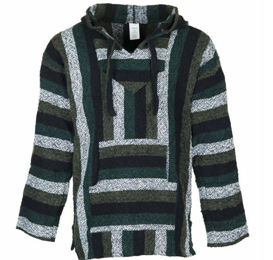 Unisex Eco Baja Hoodie – Ethically Made from Recycled Materials

Eco-friendly Baja hoodie made in Mexico from 100% recycled textiles. Unisex, ethical, and perfect for boho, festival, or everyday comfort.