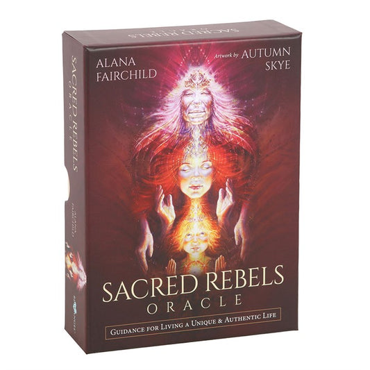 This enchanting deck is crafted for YOU—the soul who yearns to live a life uniquely your own and offer it to the world as a sacred gift. The Sacred Rebels Oracle calls to those ready to embrace and celebrate their true individuality. As a Sacred Rebel, you seek to live fully, speak your authentic truths, and ignite healing, even if it means stirring the status quo. Overflowing with vivid imagery and profound guidance, this deck awakens your sacred rebellious spirit, encouraging you to trust your originality