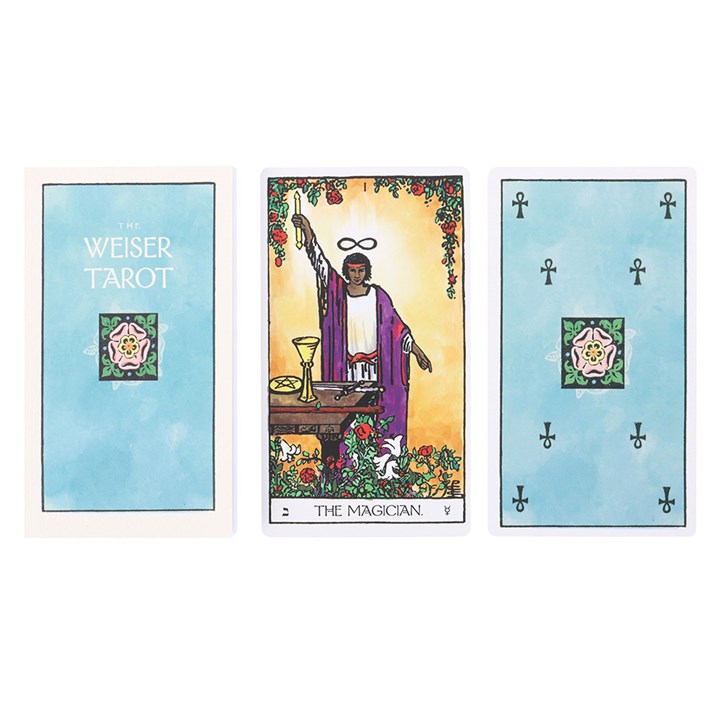 The Weiser Tarot offers a revitalized take on the timeless Rider-Waite-Smith deck from 1909. Pamela Colman Smith’s original line drawings have been lovingly restored and reimagined with a smooth, contemporary style. This edition enriches your journey with Hebrew and astrological links to the Major Arcana, perfect for seekers of Qabalah and cosmic wisdom. Crafted for novices and seasoned mystics alike, it invites deep divination, inner exploration, and spiritual growth. The set includes 78 beautifully illust