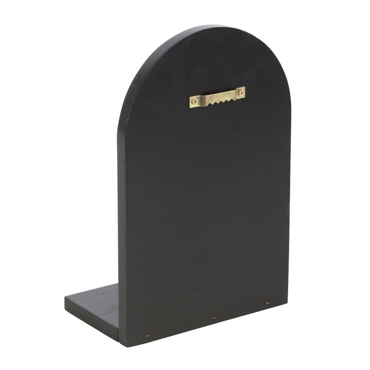 Black Triple Moon Incense Holder Shelf – Mystical Wall Decor