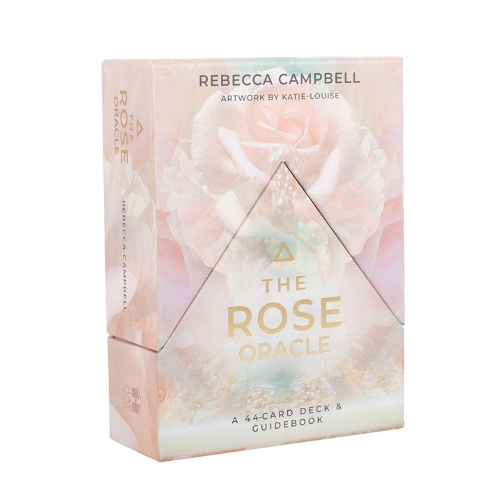 The Rose Oracle card deck by Rebecca Campbell includes a 44-card deck and a guidebook with 151 pages of information to help guide you on your spiritual journey. By utilising the sacred healing and mystic properties of Mother Rose, this oracle card deck will help you rediscover your authentic self and strengthen the wisdom that resides within you. Beautifully illustrated by Katie-Louise and presented in a matching sliding box that can also be used as a portable altar.