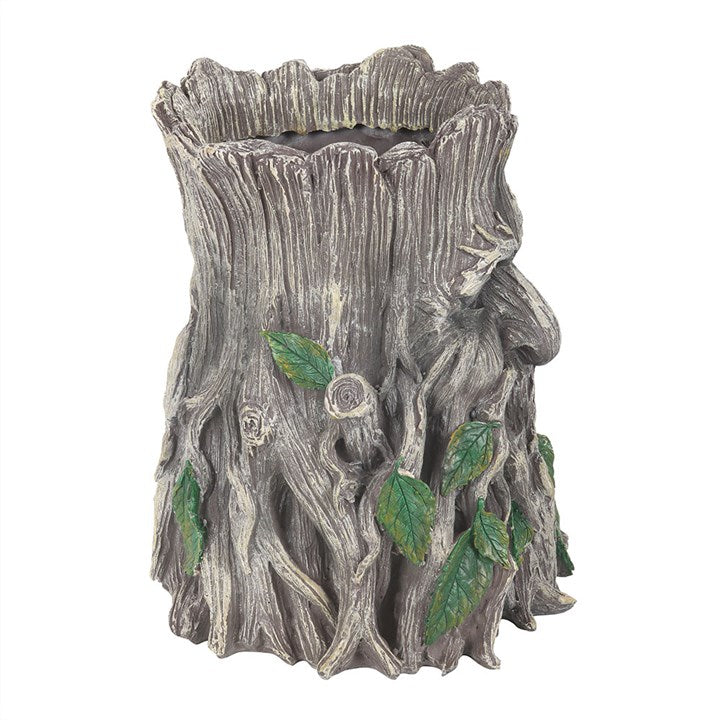 Green Man Folklore Planter – Mystical Pagan Garden Vessel