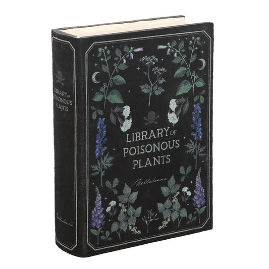 Conceal your precious keepsakes within this enchanting MDF storage box, crafted to resemble a mystical tome. Adorned with the captivating Library of Poisonous Plants motif, it brings a bewitching charm and practical magic to your sacred space.
