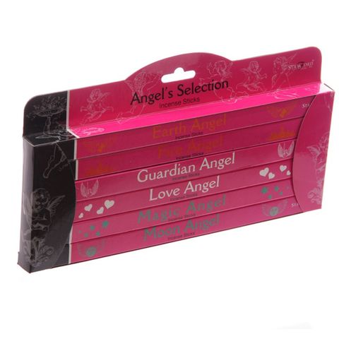 Conjure tranquility with the celestial charm of Stamford Angel Incense—a must-have for any modern witch’s altar or sacred space. Infused with angelic aromas, each stick whispers of serenity and light, summoning peace into your home like a gentle spell.

Crafted from sacred perfumery resins in the heart of India, each pack holds approximately 15 handcrafted incense sticks. With a burn time of around 30 minutes per stick, you’ll have ample time to cast calming enchantments or simply drift into a state of deep