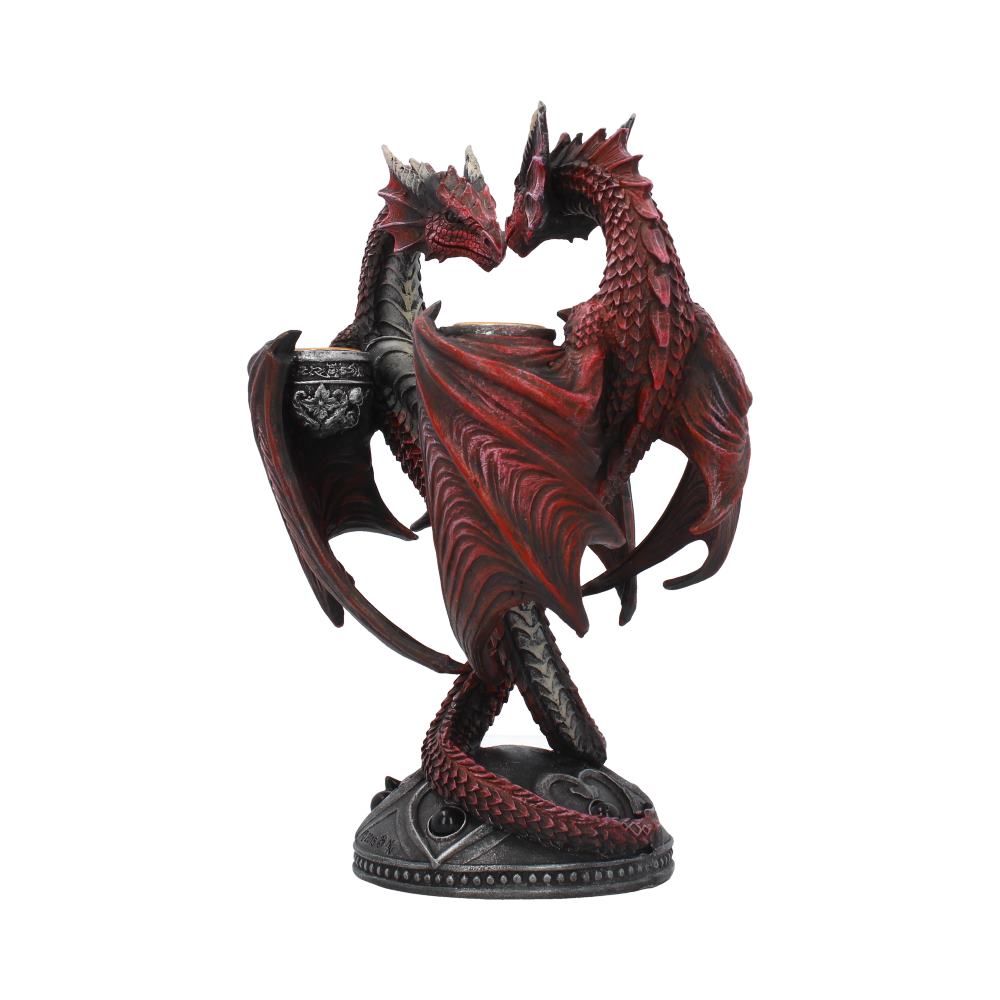 Decorative dragon figurine on a white background