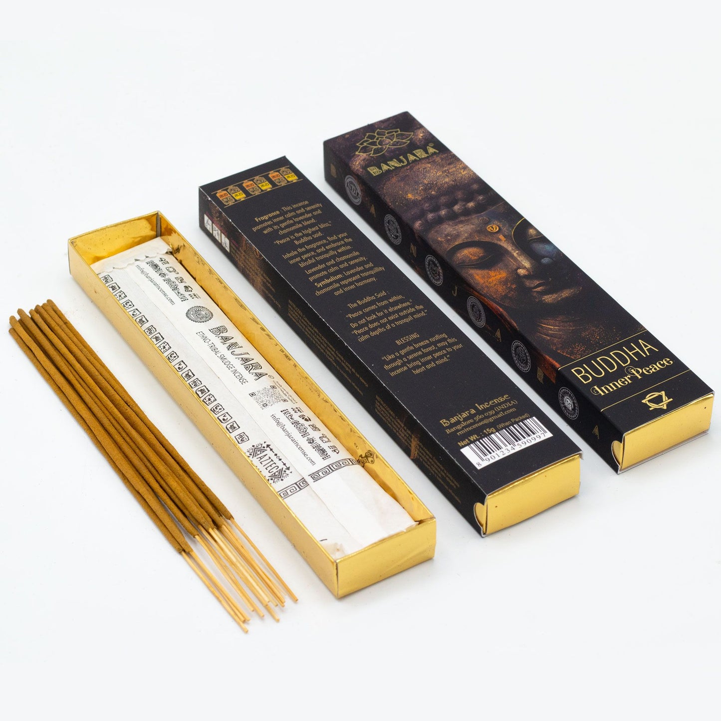 Banjara Buddha Incense Gift Set – Six Fragrances for Calm, Balance & Spirit