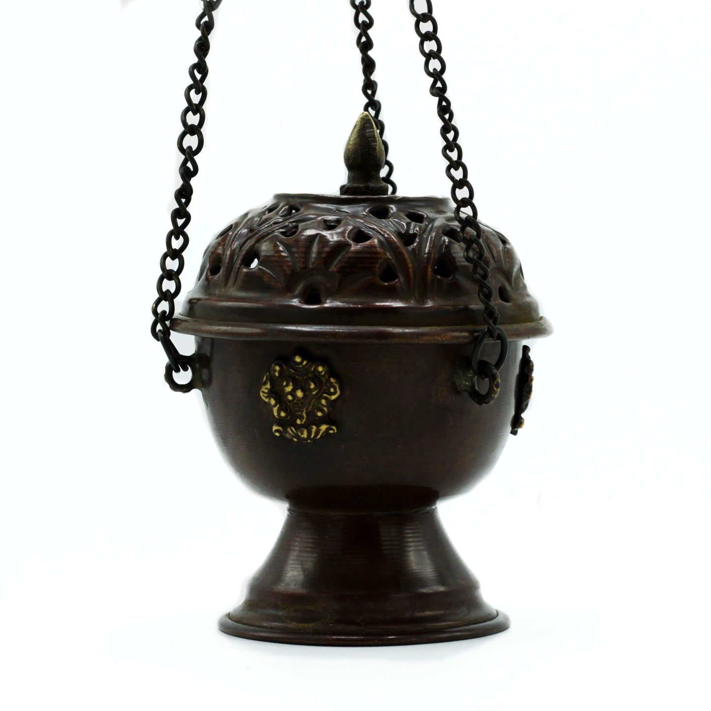 Copper Tibetan Hanging Incense Burner – Classic Design