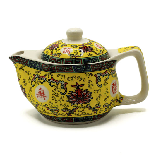 Experience the harmony of art and tradition with the Small Herbal Teapot – Long Life Oriental Design by The Witches Garden. Inspired by timeless Eastern aesthetics, this elegant teapot celebrates balance, mindfulness, and the flow of life’s quiet moments.

Crafted with precision from high-quality ceramic, it embodies durability and grace. The Long Life Oriental motif symbolises longevity, prosperity, and spiritual peace — a perfect reflection of the ancient tea traditions that encourage presence and appreci