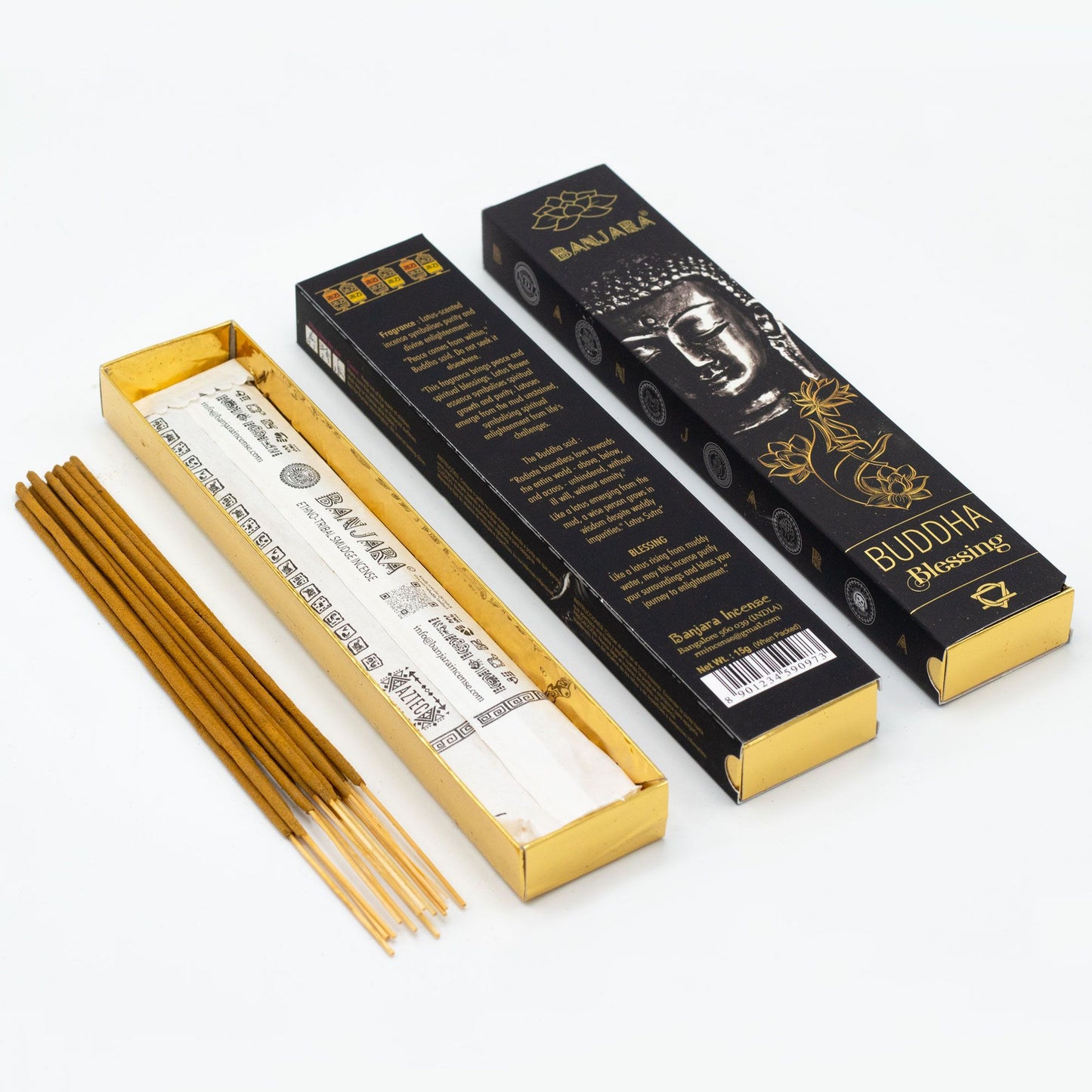 Banjara Buddha Blessing Incense – Sacred Herbal Sticks for Protection & Peace