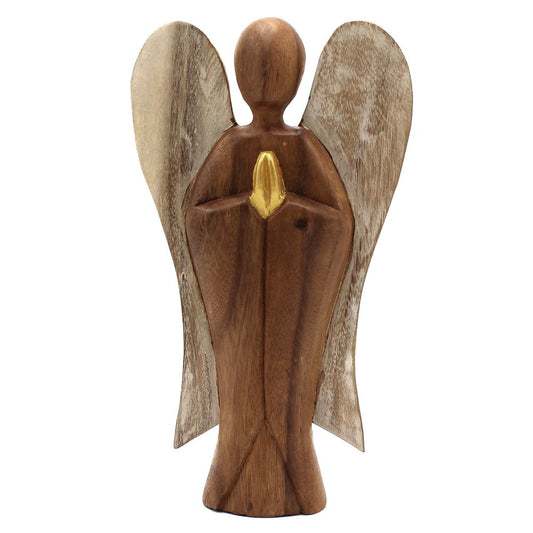 “Hati-hati” means “take care” in Indonesian – a gentle blessing carried in the form of these hand-carved angels.

Each Hati-Hati Angel of Love is carefully carved by skilled artisans in rural Indonesia, sun-dried, polished, and painted with devotion. These angels are more than ornaments; they are sacred messengers of care, compassion, and love.

The tradition of Hati-Hati angels comes from the heartfelt Indonesian phrase that mothers whisper to children and friends offer to one another: “take care.” By gift