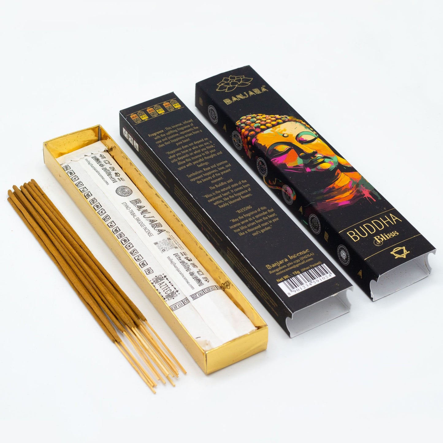Banjara Buddha Incense Gift Set – Six Fragrances for Calm, Balance & Spirit
